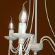 Candelabre, Lustre - Candelabru design rustic cu 3 brate Vela, ivory