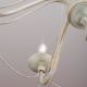 Candelabre, Lustre - Candelabru design rustic cu 5 brate Vela, ivory