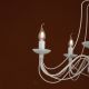 Candelabre, Lustre - Candelabru design rustic cu 5 brate Vela, ivory