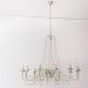 Candelabre, Lustre - Candelabru design rustic cu 12 brate Vela, ivory