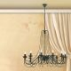Candelabre, Lustre - Candelabru design rustic cu 12 brate Vela, Antik
