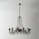 Candelabre, Lustre - Candelabru design rustic cu 12 brate Vela, Antik