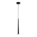 Pendul LED, Lustra suspendata moderna STORM negru/ marmura alba
