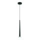 Pendul LED, Lustra suspendata moderna STORM negru/ marmura alba