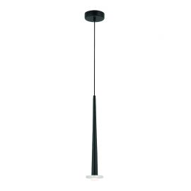 Pendule, Lustre suspendate - Pendul LED, Lustra suspendata moderna STORM negru/ marmura alba