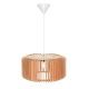 Pendule, Lustre suspendate - Pendul design modern Asti 50 alb, natur