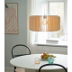 Pendule, Lustre suspendate - Pendul design modern Asti 50 alb, natur