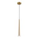 Pendul LED, Lustra suspendata moderna STORM auriu/ marmura alba
