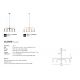 Pendule, Lustre suspendate - Lustra cu 5 surse de iluminat design modern Gloom negru