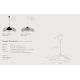 Pendule, Lustre suspendate - Pendul design modern Maple 55 negru
