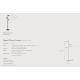 Pendule, Lustre suspendate - Lampadar, lampa de podea design modern Nomi negru