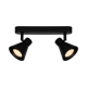 Aplica de perete / tavan cu 2 spoturi directionabile design modern Eik 2 negru