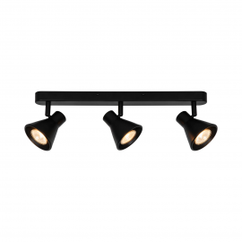 Plafoniere cu spoturi, Spoturi aplicate - Plafoniera cu 3 spoturi directionabile design modern Eik 2 negru