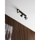 Plafoniere cu spoturi, Spoturi aplicate - Plafoniera cu 3 spoturi directionabile design modern Eik 2 negru