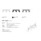 Plafoniere cu spoturi, Spoturi aplicate - Plafoniera cu 3 spoturi directionabile design modern Eik 2 negru