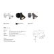 Aplice cu Spot - Aplica de perete cu spot directionabil design modern Eik 2 negru