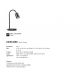Veioze - Veioza, lampa de masa design modern Explore negru