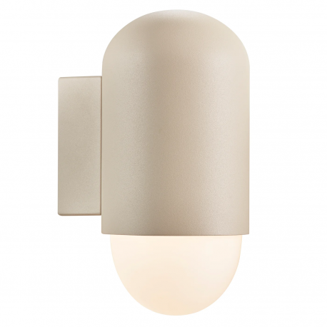 Aplice - Aplica de perete pentru iluminat exterior design modern IP54 HEKA bej nisip