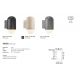 Aplice - Aplica de perete pentru iluminat exterior design modern IP54 HEKA bej nisip