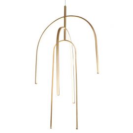 Candelabre, Lustre - Lustra LED design modern Lora auriu