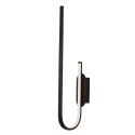 Aplica de perete LED design modern Lora negru