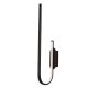Aplica de perete LED design modern Lora negru