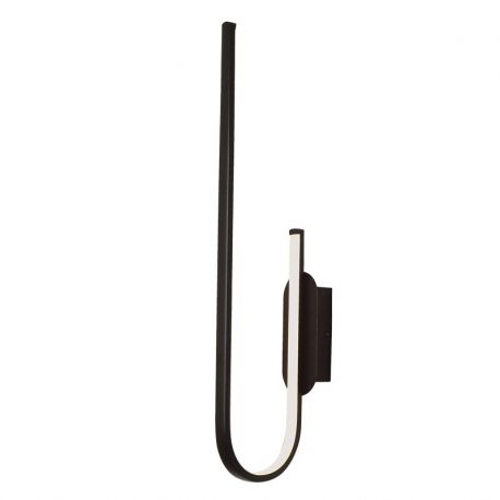 Aplice, corpuri de iluminat pentru pereti - Aplica de perete LED design modern Lora negru