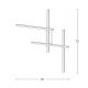 Aplice, corpuri de iluminat pentru pereti - Aplica de perete LED design liniar ambiental Wall Lamp