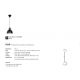 Pendule, Lustre suspendate - Pendul design modern POP negru