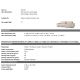 Canapele - Canapea 2 locuri eleganta design LUX Aurora S, Nuoro beige