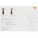 Lampi decorative si solare - Lampa portabila LED exterior design modern, 3-step MOODMAKER, IP54, Arcello antracit