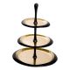 Parfumuri de camera, Idei cadouri, Obiecte decorative - Suport prajituri, Trei platouri etajate design LUX Gitano L