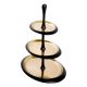 Parfumuri de camera, Idei cadouri, Obiecte decorative - Suport prajituri, Trei platouri etajate design LUX Gitano L