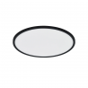 Plafoniera LED design slim, 3-step MOODMAKER, 2700K, Oja 42 negru