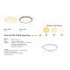 Plafoniere - Plafoniera LED design slim, 3-step MOODMAKER, 2700K, Oja 42 negru