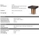 Masute Living - Masuta laterala design LUX Otus square