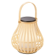 Lampi decorative si solare - Lampa LED portabila pentru exterior, solara cu baterii IP44 LEO natur