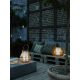 Lampi decorative si solare - Lampa LED portabila pentru exterior, solara cu baterii IP44 LEO natur