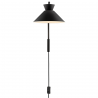 Aplica de perete design modern Dial negru