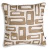 Perna decorativa design LUX Cerva 50x50cm, bej/ alb