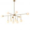 Lustra moderna cu 12 surse de lumina design LUX Aram