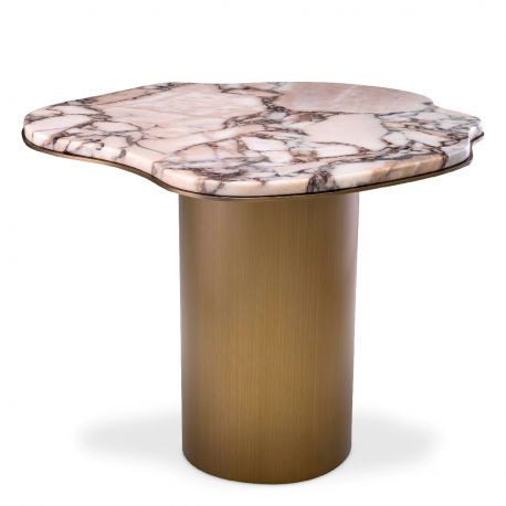 Masute Living - Masuta laterala design LUX cu blat din marmura Shapiro