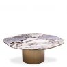 Masuta de cafea design LUX cu blat din marmura Shapiro