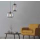 Pendule, Lustre suspendate - Pendul design vintage SMOKED GREY
