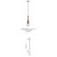 Pendule, Lustre suspendate - Pendul din lemn design modern Cone maro