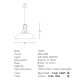 Pendule, Lustre suspendate - Lustra, Pendul design modern TAMAN negru