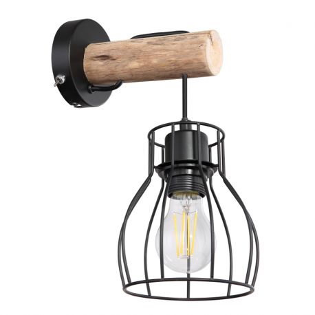 Aplice, corpuri de iluminat pentru pereti - Aplica de perete stil natural minimalist MINA natur