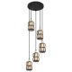 Lustra cu 5 pendule design modern WOLLI