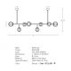 Candelabre, Lustre - Lustra 8L design modern Datiu bronz