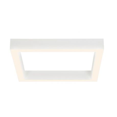 Plafoniere - Plafoniera, lustra LED design modern Veru alb nisipos